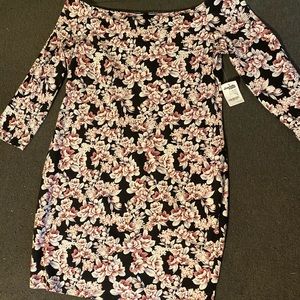 Floral off the shoulder dress